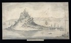 St Michael s Mount Cornwall - Antique Pencil Drawing - Circa 1821 - 19th Century