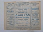 Antique Magic Program  casino Theatre  Mello   Nello Sea Lions Argentina 1928