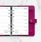 Filofax Calendar Diary Refill  Personal compact Size  Week On One Page  White   