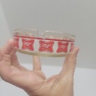 Vintage Miller High Life Beer Clear Glass Round Ashtray 3 5 Inch 