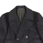 Vintage Us Navy Jacket 42 Black Wool Pea Coat 40s 50s N140 Naval Clothing Depot