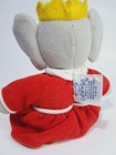 Rare Babar Elephant Queen Celeste Plush 8  Red Dress