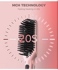Pro Ceramic Ionic Hair Straightener Brush For Home Salon   Mch Fast 20s Heati   