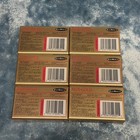 6 Maxell Tc-30 Vhs-c Hgx-gold Premium Hg  Camcorder Videocassette blk Magnetite