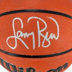 Larry Bird Signed Wilson Nba Authentic Series Basketball Silver Ink  beckett 