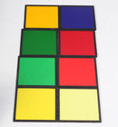 Kodak Wratten Glass Filter Set In Case 4  X 4  Yellow Red Orange Green Blue