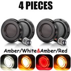 4x 2  Led Tail Light Brake Turn Signal For Touring   Trike For Dyna Sportster Xl