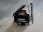 Baby Grand Piano Music Box 4  X 3 5  Black Shiny Finish Brand New In Case