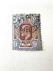 Great Britain 1902 9d Slate Purple   Blue King Edward Vii Used Stamp Scott  136