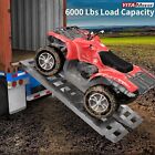 2pcs 6000lbs 84  X 14  Aluminum Trailer Ramps Loading Ramps For Car Atv Truck