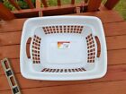 Vintage Rubbermaid White Laundry Basket 2874 2006 23 7x18 9x10 inches 1 6 Bu 58l