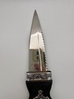 Large Celtic Scottish Sgian Skean Dubh Dirk Dagger 10 5  Knife Thistle Handle