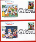 Disney  Celebration    3912-15  Set Of 4  Different First Day Covers