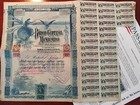 Mexico 1903 Blueberry Banco Central Mexicano   2500 Pesos Coupons Pass-co Bond