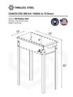 Heavy-duty Stainless Steel Bbq Grill   Mangal 11 Ga  3mm 