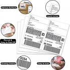 100-1000 Rounded 8 5 x5 5  Shipping Labels Half Sheet Self Adhesive 2 Per Sheet