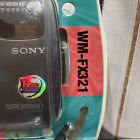 Vintage Sony Walkman Am fm Stereo Auto-reverse Cassette Tape Player  wm-fx321 m 
