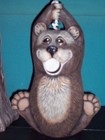 Ceramic Bisque   Ready To Paint   Bear Bird House With Hanger  new 