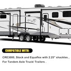Heavy Duty Shackle Upgrade Kit Compatible With Cre3000 Stock And 2 25 Black