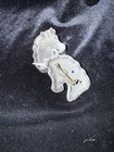 Vtg Pewter Unicorn Trinket Box   Lid Is A Pin Broach  Whimsical Jewelry Fantasy