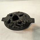 Vintage John Wright Stove Steamer With Pinecone oak Leaf Decor Cast Iron