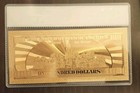      100 Dollar Bill 24k Carat Gold With Certificate Of Authenticity     