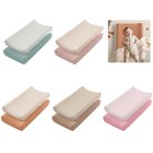 2pcs Baby Diaper Changing Pad Sleeves Reusable Nappy Changer Cover Case Soft