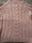 Gap Kids Pink Cable-knit Turtleneck Pullover Sweater Long Sleeve L  10 
