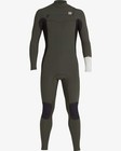 Billabong Mens Large  4 3 Furnace Revolution Pro Chest Zip Wetsuit Olive Nwot