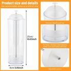 Straw Holder  Clear Drinking Straw Organizer  Stra-w Container  Plastic Straw   