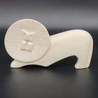 Mcm Hand Carved Stone Lion Figurine Sculpture 5 75 l Home Decor Made In Kenya