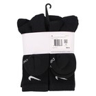 Nike Crew Socks Everyday Plus Dri Fit Cushioned Unisex 6 Pack Sx6897-010  M