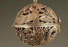Old Tibet Silver Copper Hand Carved Dragon Phoenix Statue Incense Burner Buddha