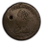 1814 Canada Wellington Half Penny Token - Sku-f3728