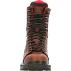 Rocky Rams Horn Lace To Toe Waterproof Mens Brown Wide Work   Safety Boots