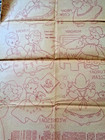 Vtg Transfer Pattern Dutch Girl Days Of Week Tea Towels  Peasant Designs suspend