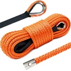 1 4 Inch X 50 Feet 10 000lbs Synthetic Winch 1 4-orange-10000lbs Orange