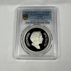 1977 Jordan 2 1 2 Dinars Endangered Wildlife Fauna Gazelle Silver Pcgs Pr68dcam