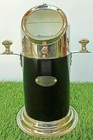 11  Brass Gimballed Ship Binnacle Compass On Wooden Base Nautical Gift Decor