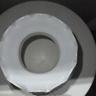 Vintage White Milk Glass Hobnail Lamp Globe Shade Hobnail Ruffled Globe Large