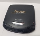 Vintage Sony Discman D-143 Portable Cd Player Black Mega Bass 1995