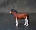 Custom Painted Breyer Horse - Stablemate - Bay Sabino Draft Stallion - Giorgio 