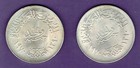 1970 Egypt Two One Pound Silver Coins Unc Gamal Abdel Nasser s Death
