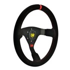 Omp Wrc Steering Wheel Special Edition Mid-depth 350mm Suede Leather Red black 