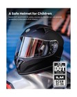 Ilm Youth Kids Full Face Motorcycle Helmets Dot Ece Motocross Atv Dirt Bike S   