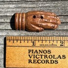 Carved Wooden Hand Button Vintage Unusual Wood Button Nos 1-9 16 
