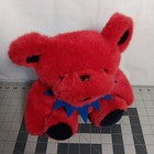 Vintage Grateful Dead Bear Plush Red And Blue Jointed Steven Smith 1990 12   