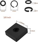  20 Sets  3 8  Impact Retaining Ring Clip Impact Friction Ring With O-ring Fo