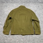 Vintage Us Army Wool Field Shirt Jacket Korean War Era Olive Drab Green Small