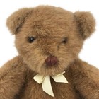 Vintage Dakin Teddy Bear Plush 10    Light Brown Yellow Ribbon 1990 Stuffed Animal